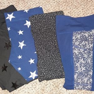4 pair of Yoga Capris Size woman's XL